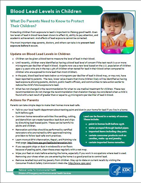 Lead and Your Child's Health - Nevada Childhood Lead Poisoning