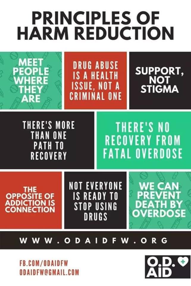 Meet people where they are. Support, not stigma, We can prevent deaths by overdose.